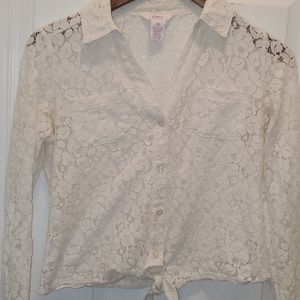 🟢Women's lace button down shirt🟢